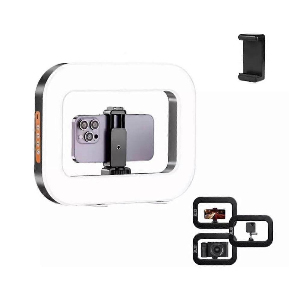 Rechargeable Selfie Portable Ring LightAdjustable Bicolor Fill Light
