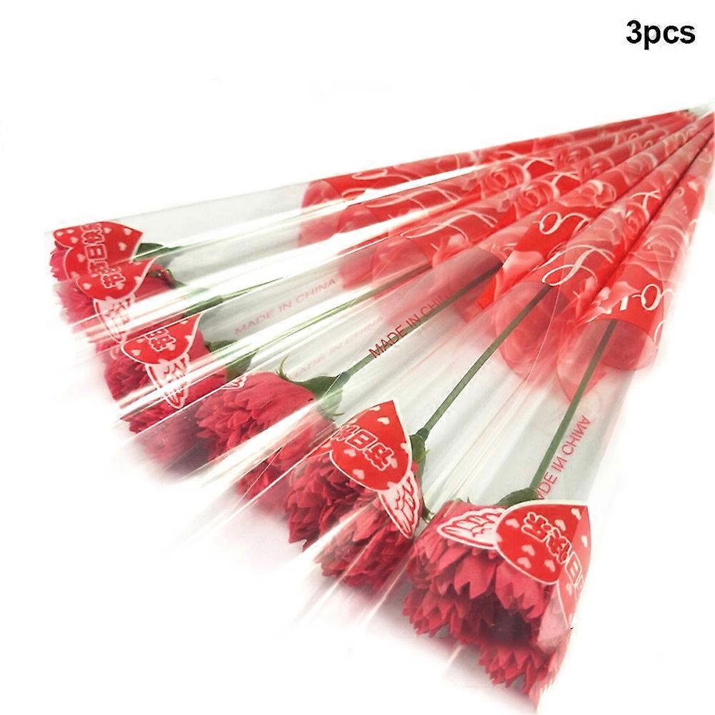 Never Fade Simulation Carnations Artificial Soap Flower for Home Decoration Party
