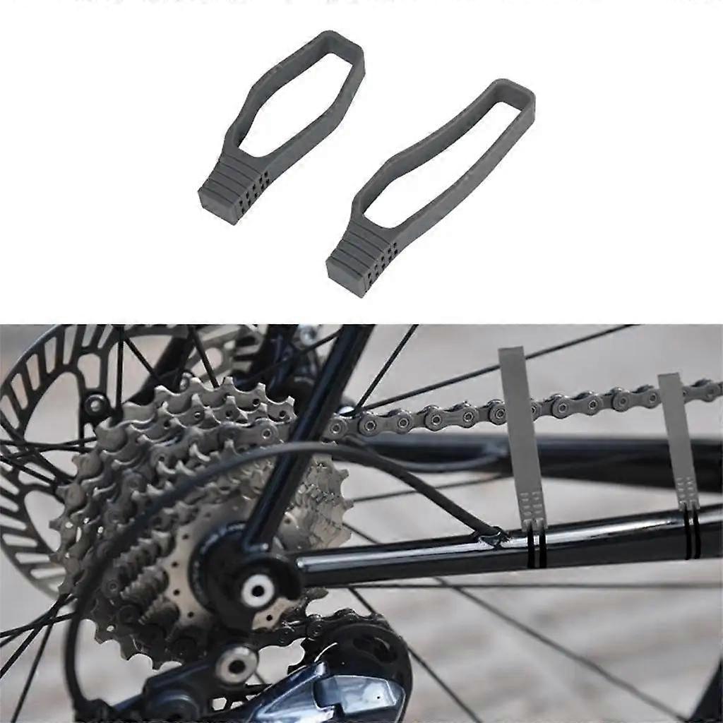 Silicone Adjustable Bicycle Chain Protector Mountain Bike Road Bike Chain Protector Anti Scratch and Anti-collision Accessorie