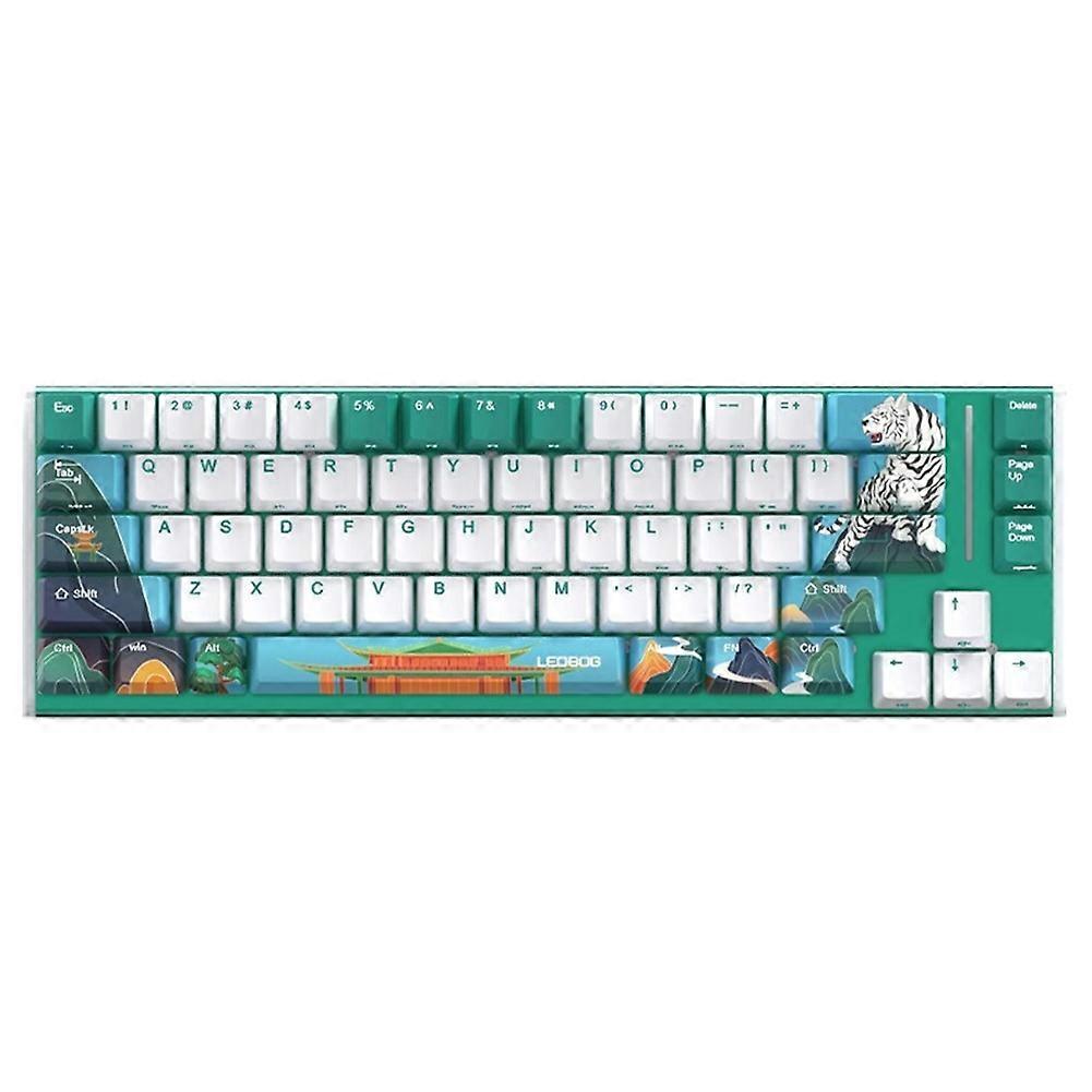 LEOBOG K67 2.4G Bluetooth Wireless RGB Three Mode Customized Mechanical Keyboard, Ice Crystal Switch