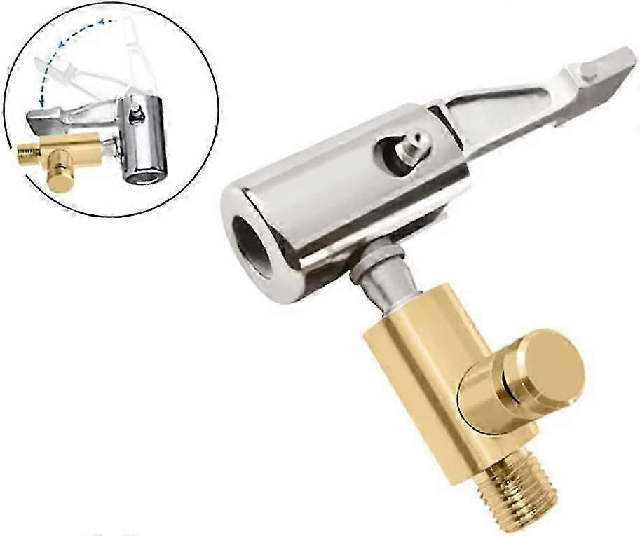 Car Tire Valve Adapter,Portable,Threaded Mouth Adapter Car Air Pump Connector Accessories Not Deflate