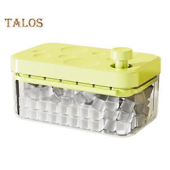 Ice Cube Tray with Lid And Bin Large Capacity Ice Cube Mold for Freezer Stackable BPA Free Easy Release Ice Maker for Chilling Drinks Coffee Juice