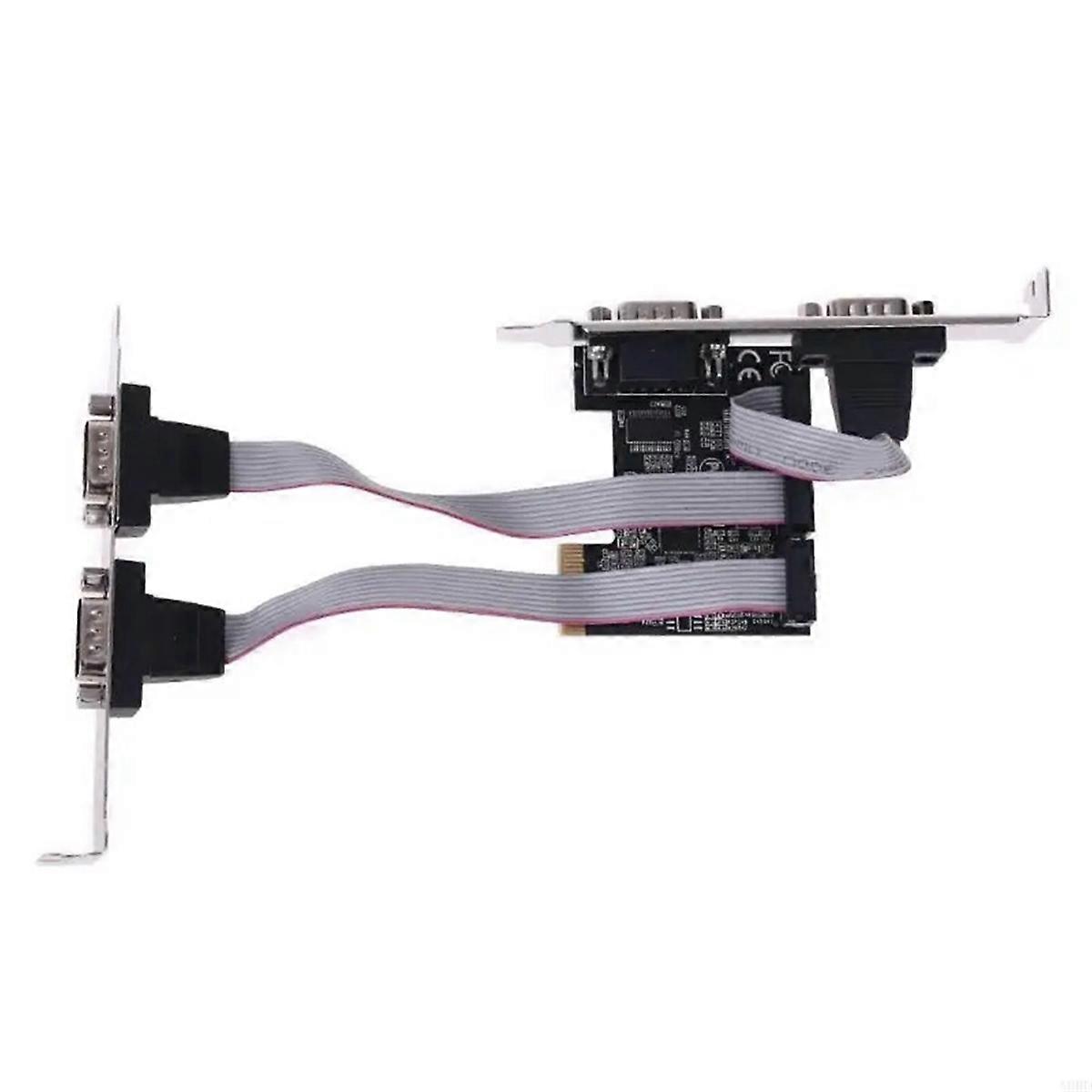 PCI-E to 4-Port RS232 Serial Card AX99100 Chip for Desktop PC