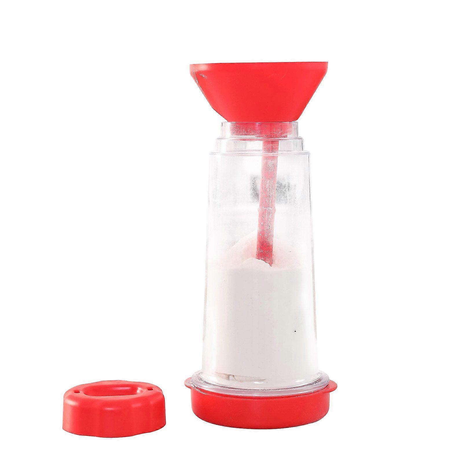 Portable Manivelle Farine Tamis Handheld Rotary Sugar Icing Mesh Shaker Sieve