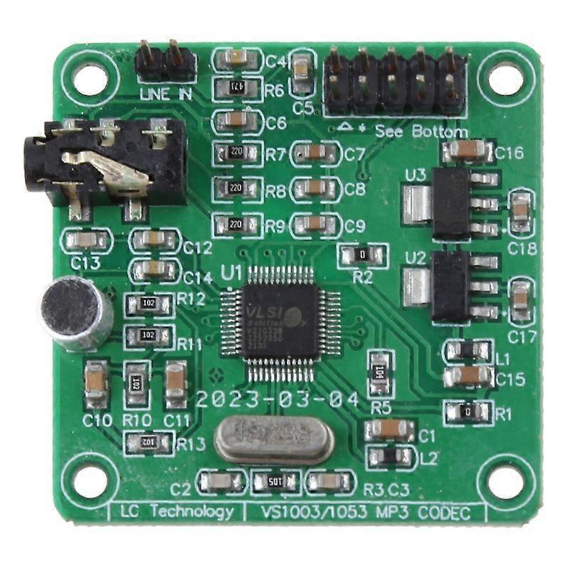 VS1053 MP3 Audio Player Module SPI-interface OGG codering Recording Control