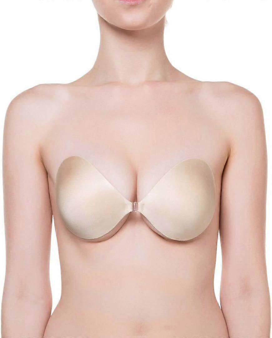 2025 Latest Model  Women's Seamless Push Up Bra  Tan   D