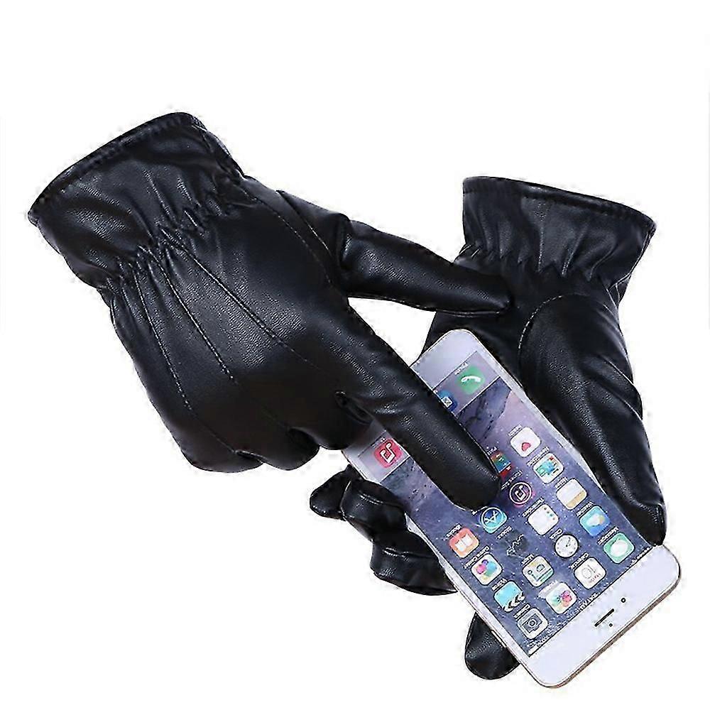 All-hand touch screen warm cold weather gloves for men &My
