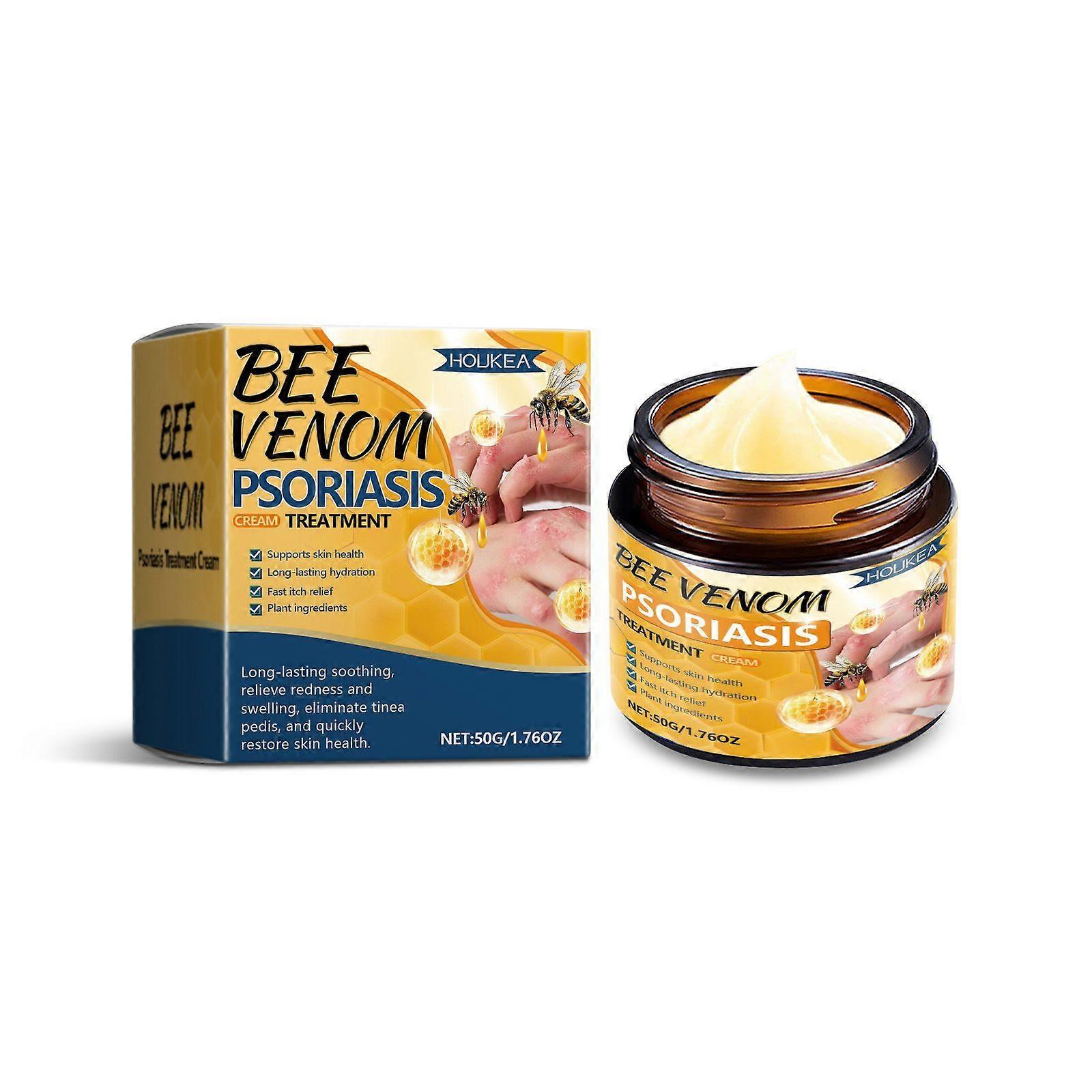 蜂毒乾癬クリーム、蜂毒乾癬治療クリーム、スキンリリーフかゆみ止めクリーム、スキンケアスージングクリーム、保湿剤フケ除去