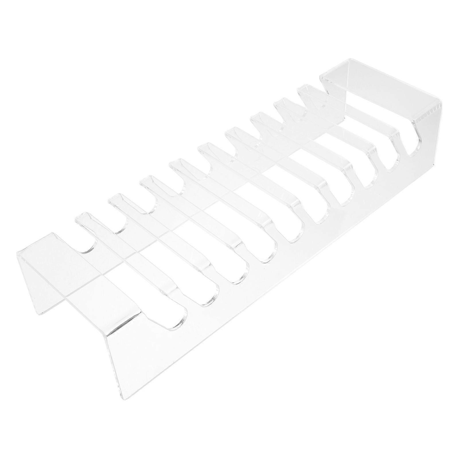 Desktop Storage Box 10 Grid Mobile Phone Management Storage Box Desktop Office Meeting Finishing Multiple Pocket Chart Cell Phone Rack Display Transpa