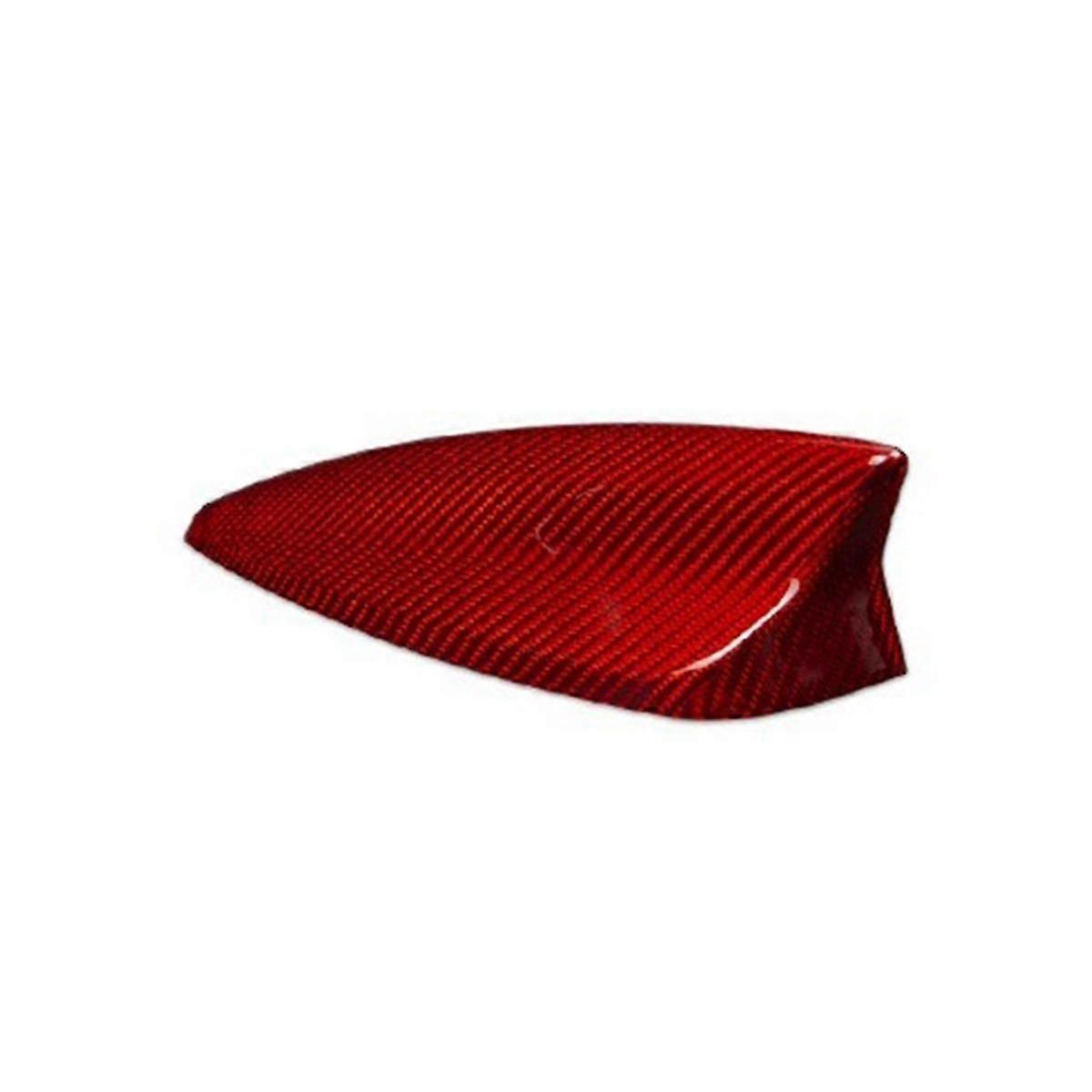 Car Antenna Cover Decorative Stickers Carbon Fiber Accessories for 20162023 Red Carbon Fiber Pattern