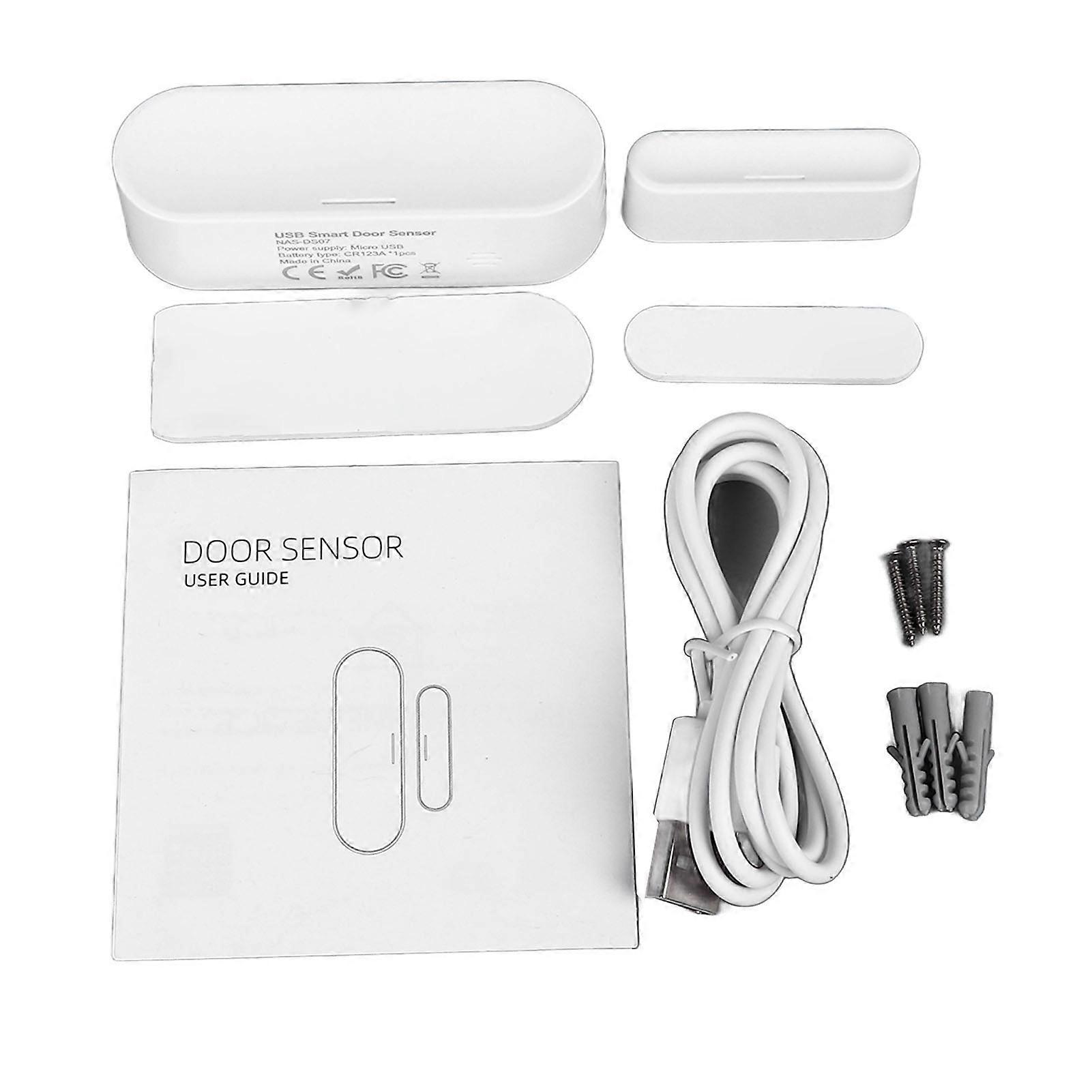 Wireless Door and Window Sensor Alarm with ZigBee Compatibility and Tamper Alerts