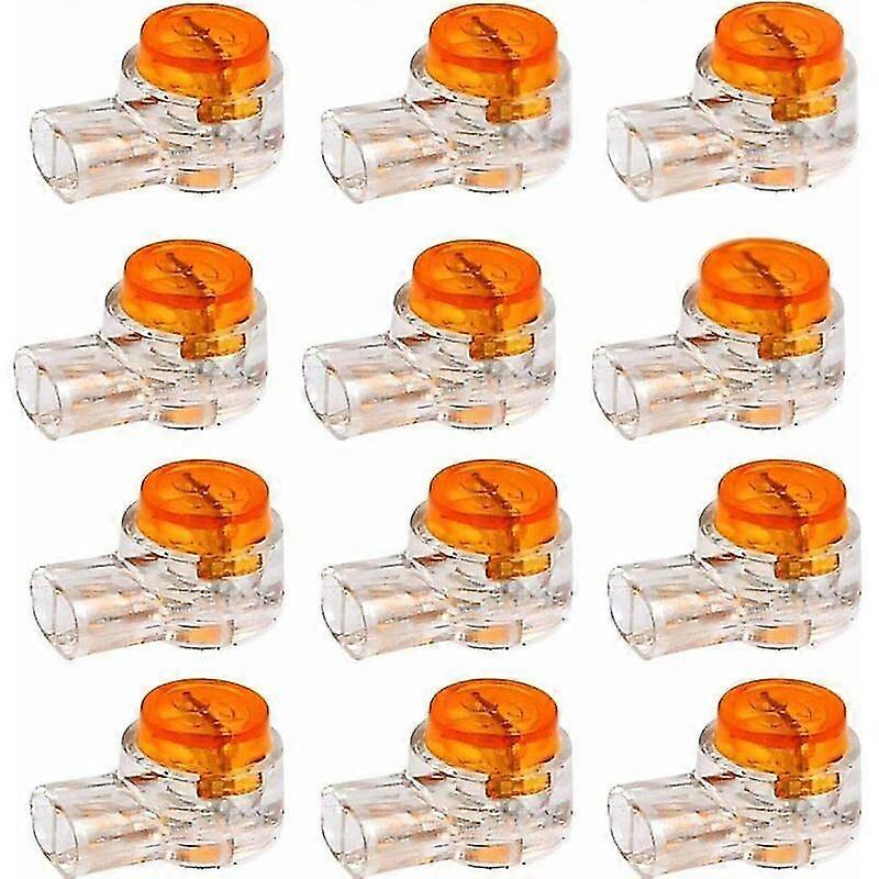 200pcs K1 Cable Connectors, Splice Connector with Sealing Gel 2 Wire Terminal, for Telephone and Computer Use
