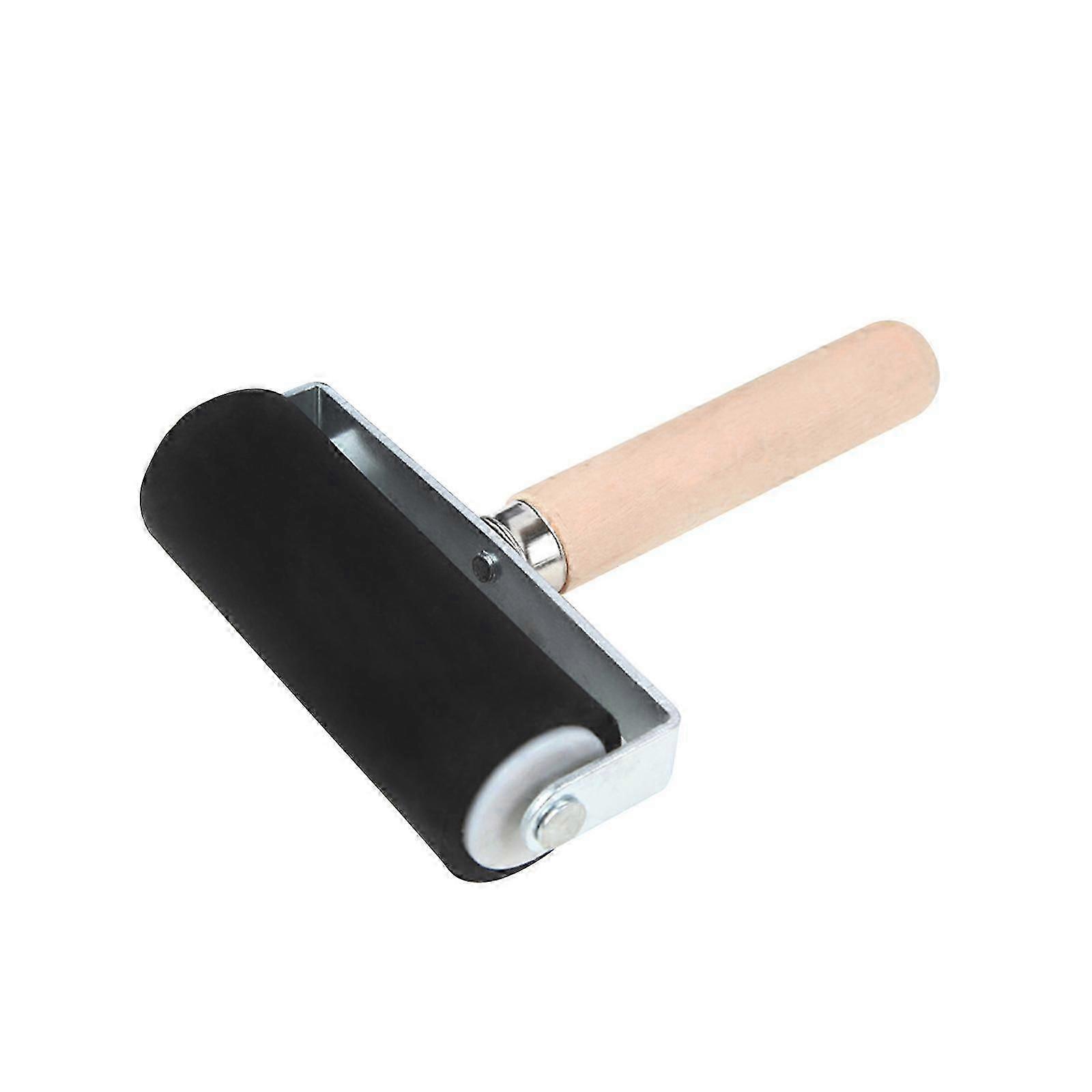 Rubber Glue Roller 4-inch Durable for Wallpapers Inking Blocks Printmaking