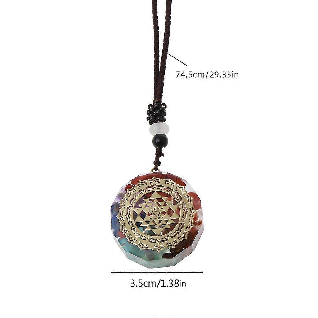 Collier pendentif orgone tendance Metatron cube Orgonite énergie pendentif collier bijoux pour couples usage quotidien