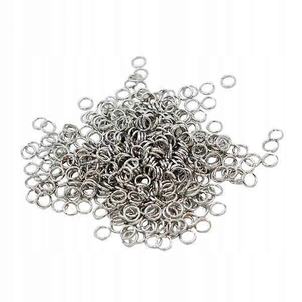 Silver Jump Rings Diy Open Rings Ring Chain 2 Pcs