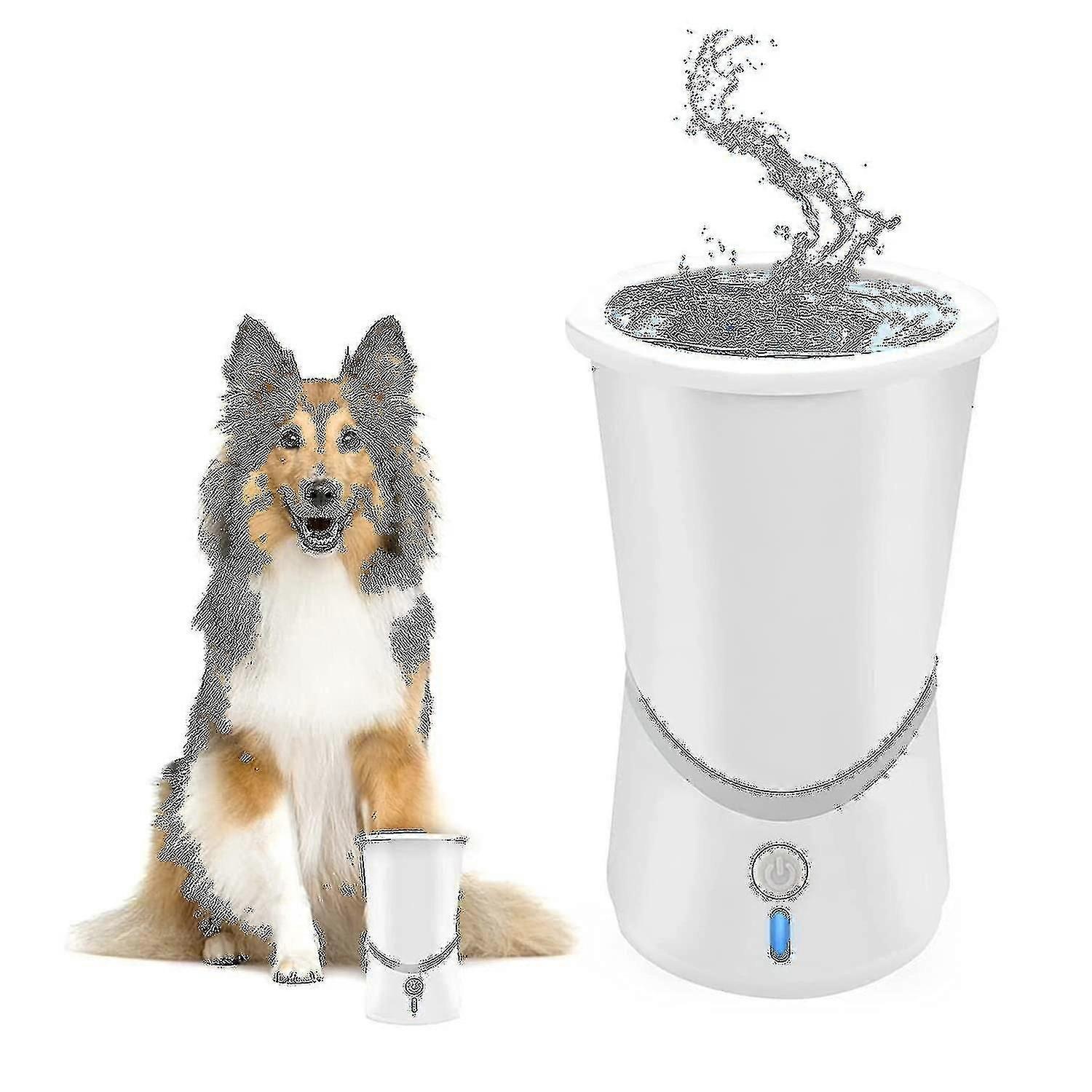 自动狗爪清洁器，USB充电狗爪清洁器，便携式电动宠物清洁器和清洁器