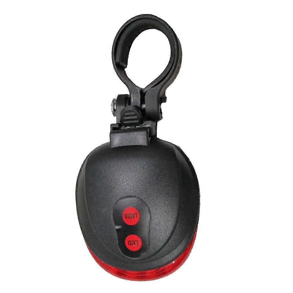 Bike Rear Taillight Cycling Seatpost Lamp Laser Warning Caution Light