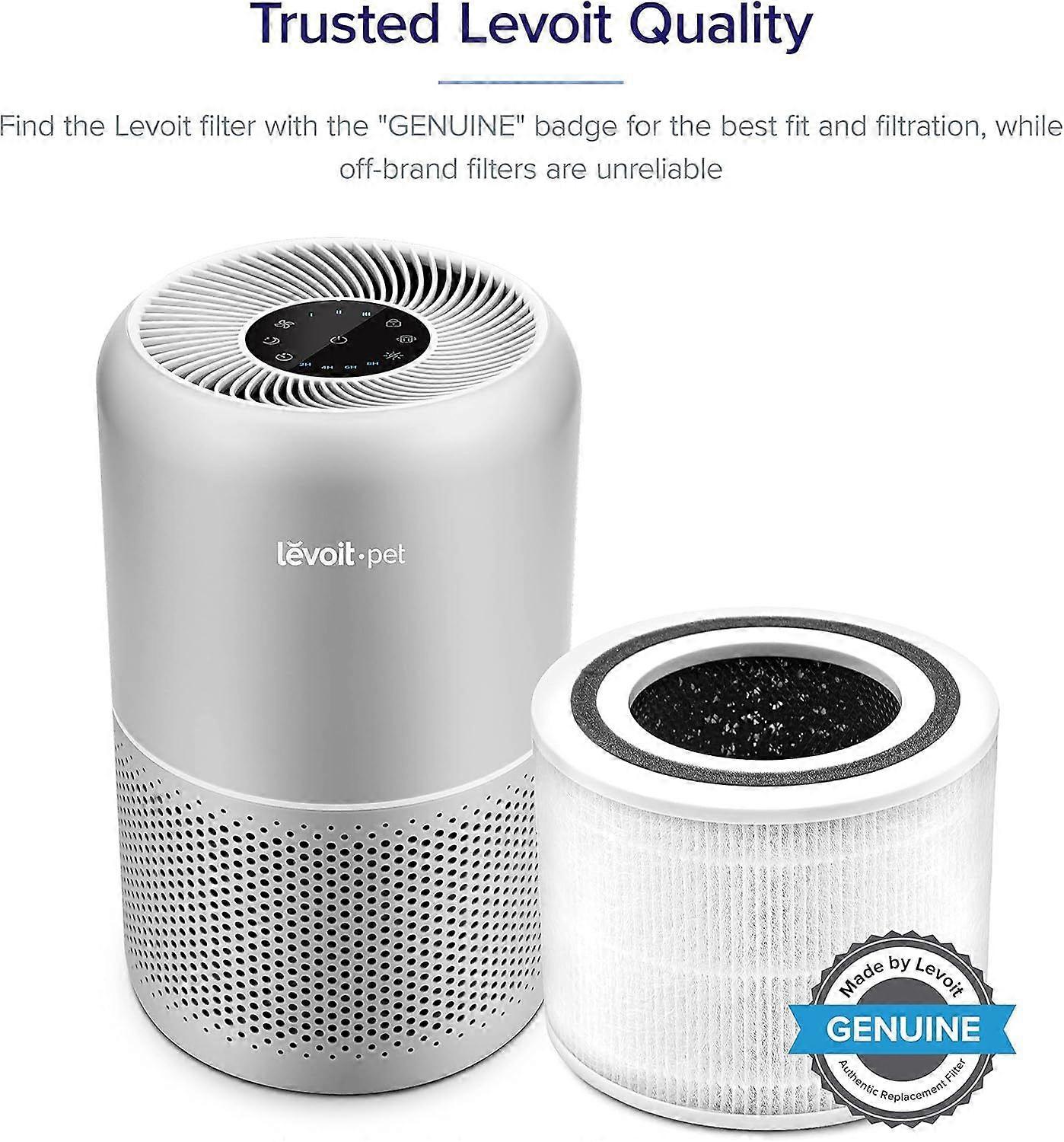 Suitable for Levoit Core P350/300S/P350-RF air purifier filters, HEPA filters for allergy patients, anti mold, dust-proof, anti pollen, and anti odor