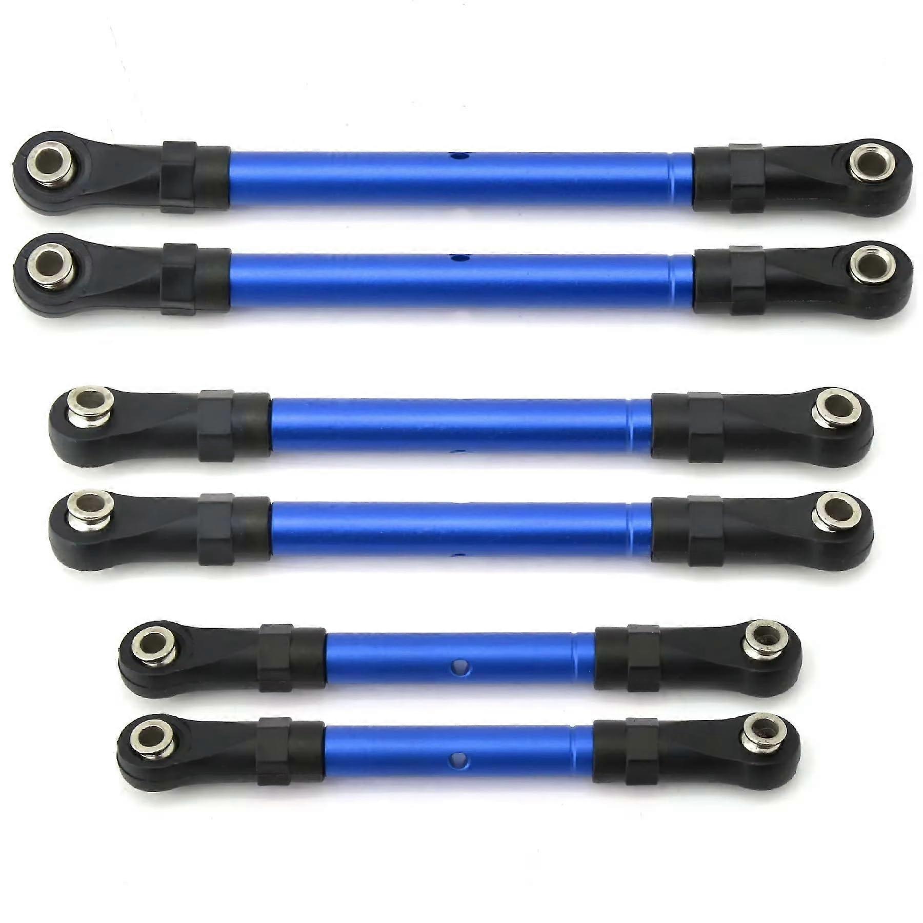RC Spare Part Compatible with Traxxas Slash Hoss Rustler Stampede 4x4 Metal Turnbuckles Set(Blue)