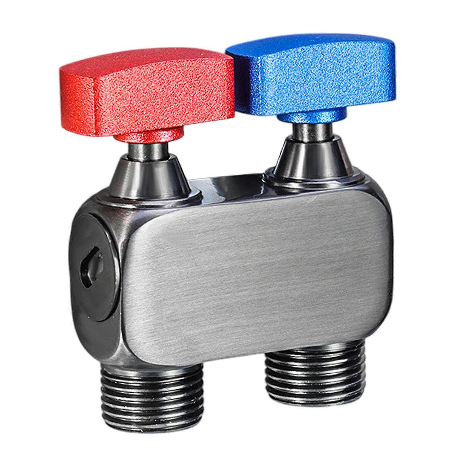 1-in-2-out Double Control Valve Accessories for Bathroom Multifunctional