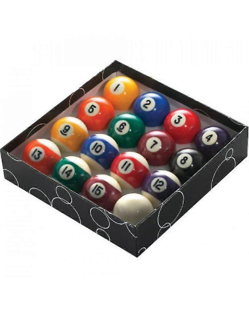 PowerGlide Classic Standard Spots And Stripes Pool Balls 57mm - Boxed