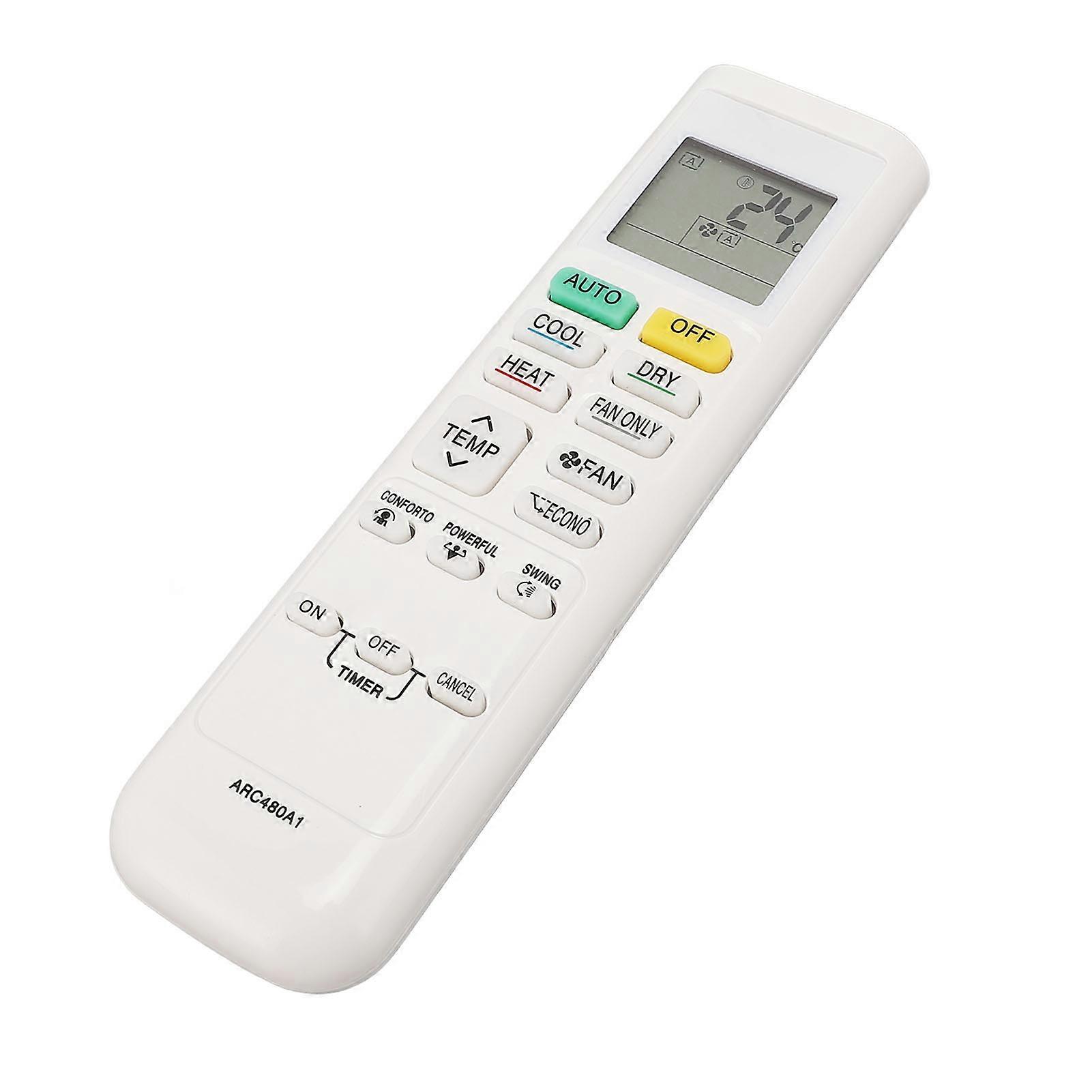 Universal Air Conditioner Remote Control Replacement for ARC480A1-A17, ATXP20K2V1B