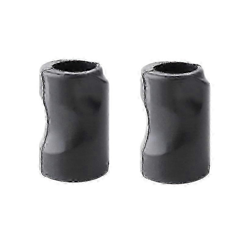2pcs Silicone Grip Cover Sleeve for Handle Holder Compatible with Various Brands (black)