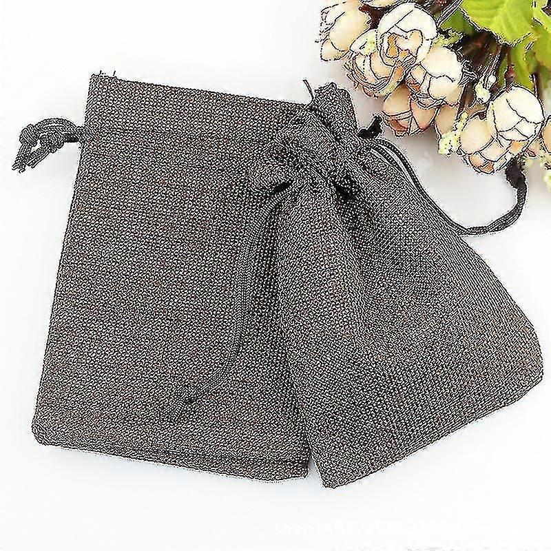 50pcs Drawstring Sacks Wedding Sacks Linen Sacks Reusable-YUHAO
