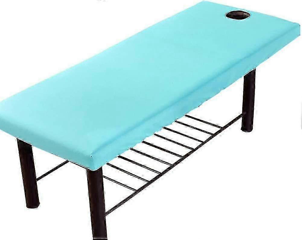 フェイスホール付き美容マッサージテーブル用フランネルシート保護カバー、プロのマッサージカウチでの使用に最適