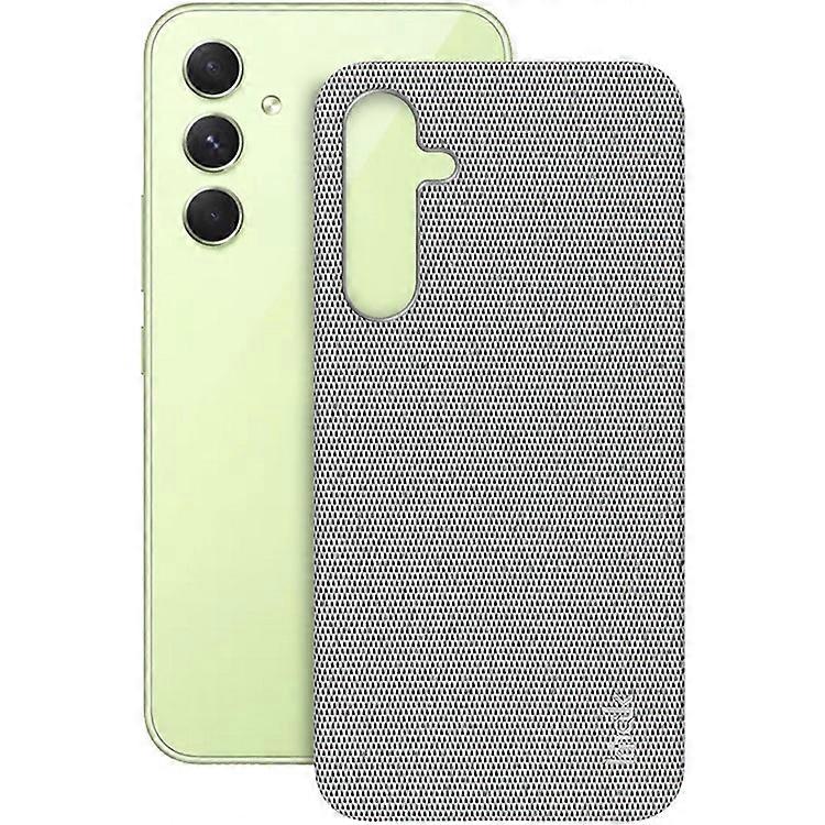 IMAK Ruiyi Series Compatible For Samsung Galaxy A35 5G Case Fabric Texture Leather+PC Phone Back Cover