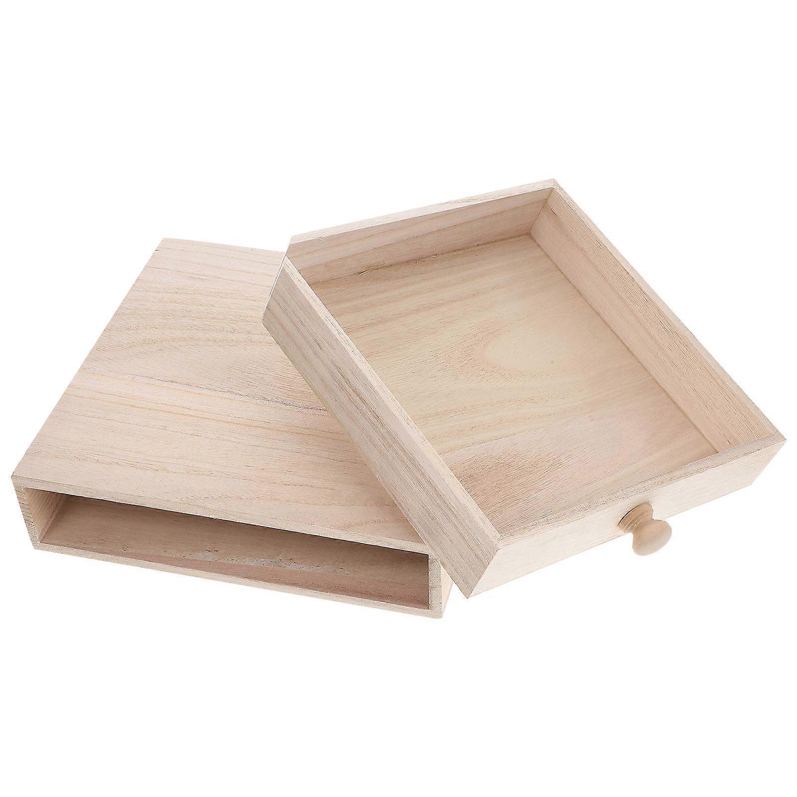 Handy Wooden Organizers with Drawer Mechanism, Perfect for Accessories and Small Items