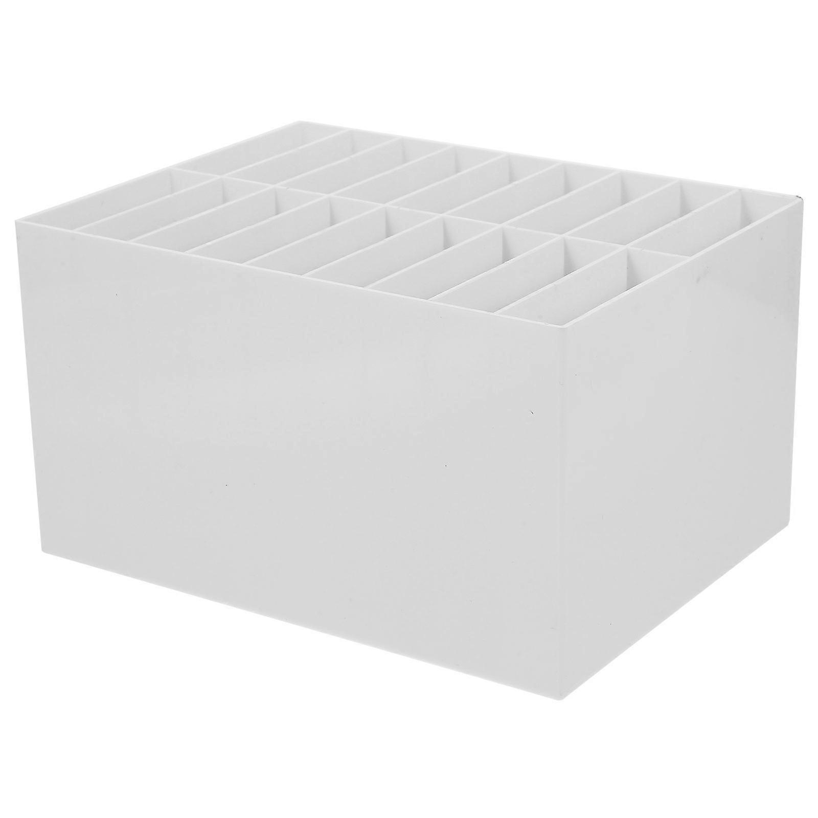 Pen Marker Organizer Stationery Storage Box Rectangular PP Material 1Set