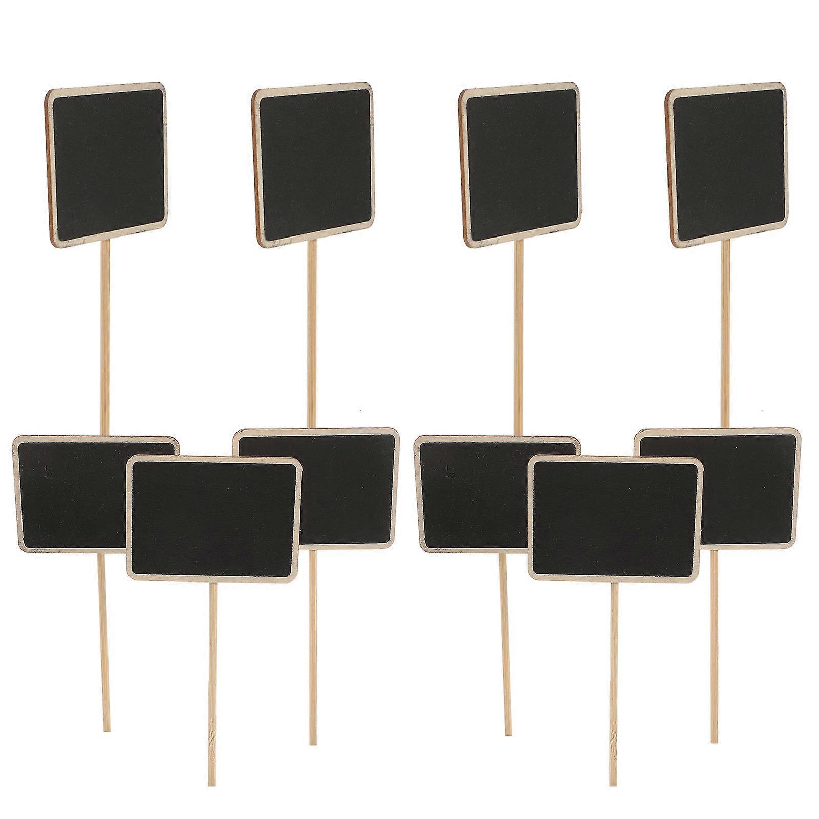 Wooden Plant Labels Garden Markers Outdoor Plant Signs for Nursery Stock Flowers Fruit Trees with Pointed Design for Easy Soil Insertion