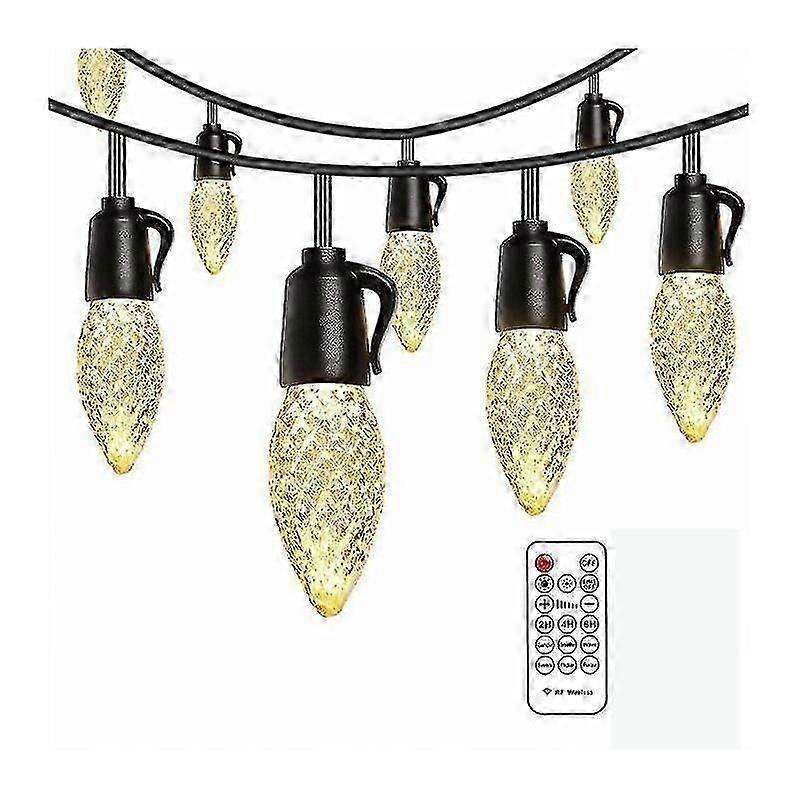 15m Guirlande Lumineuse Extrieure LED con 20 fiale acriliche tanc-M