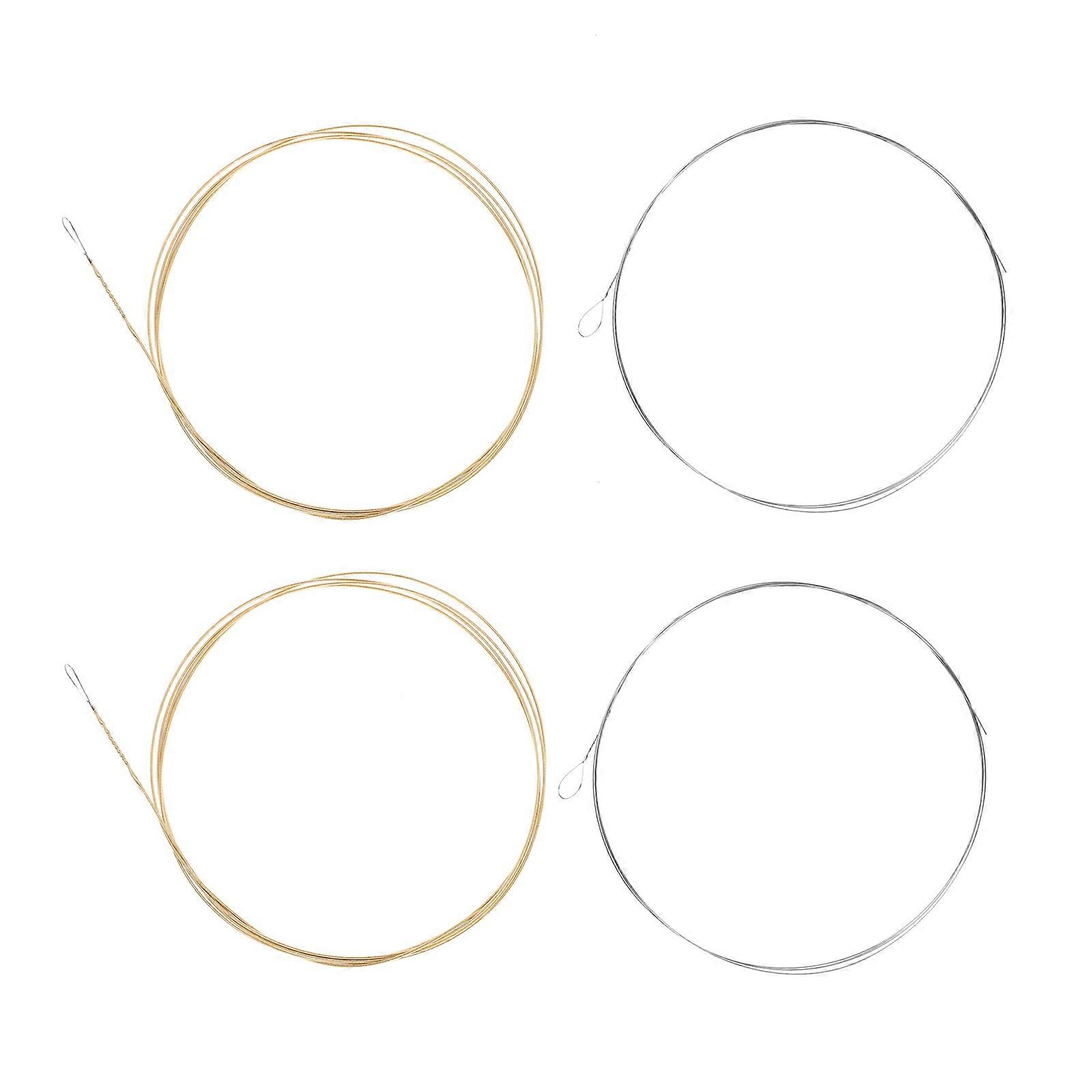 Single Banjo Strings For Banjo Beginners Silver 9.55Cm 1Set