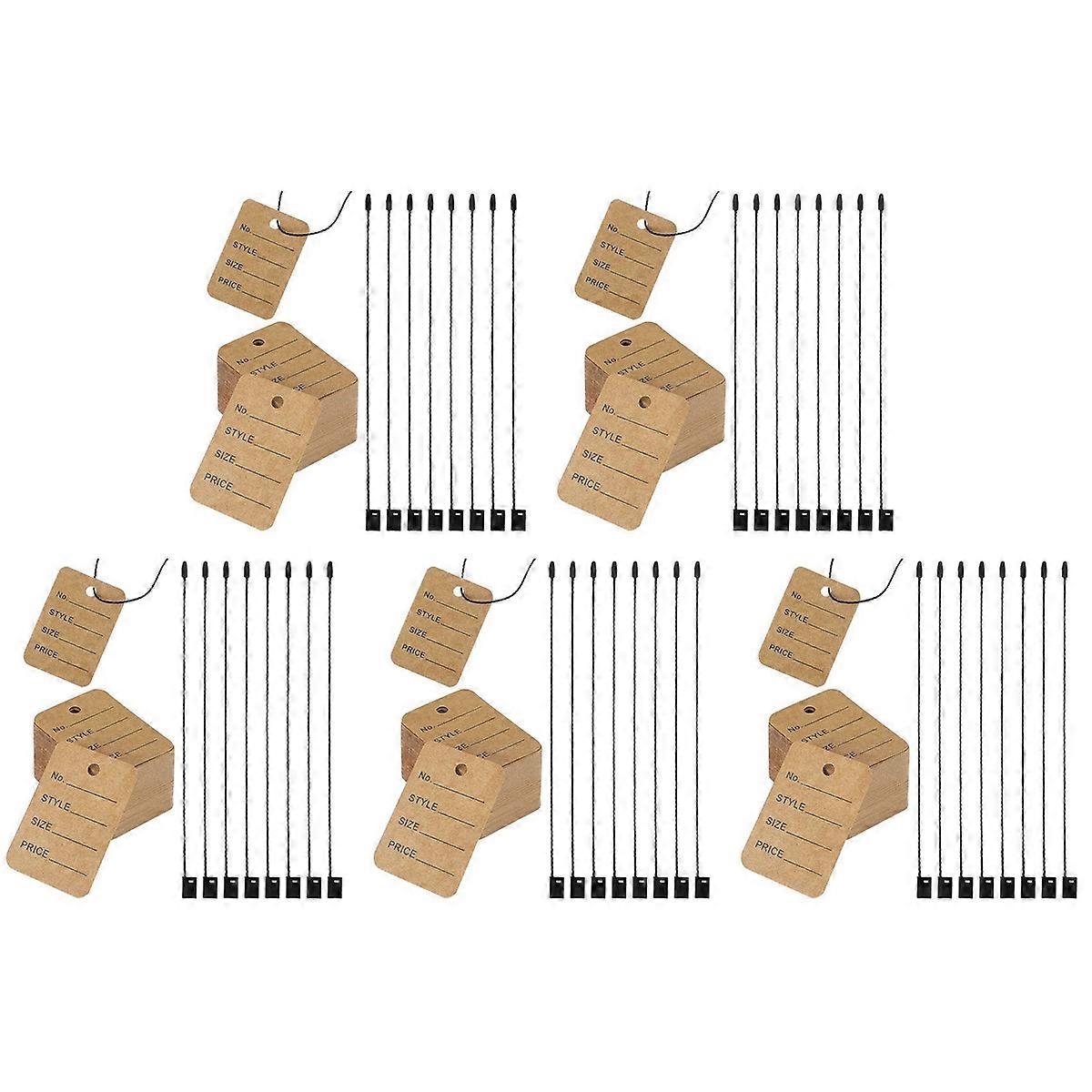 1000 Pieces Price Tags and Hang Tag String, for Clothing Marking