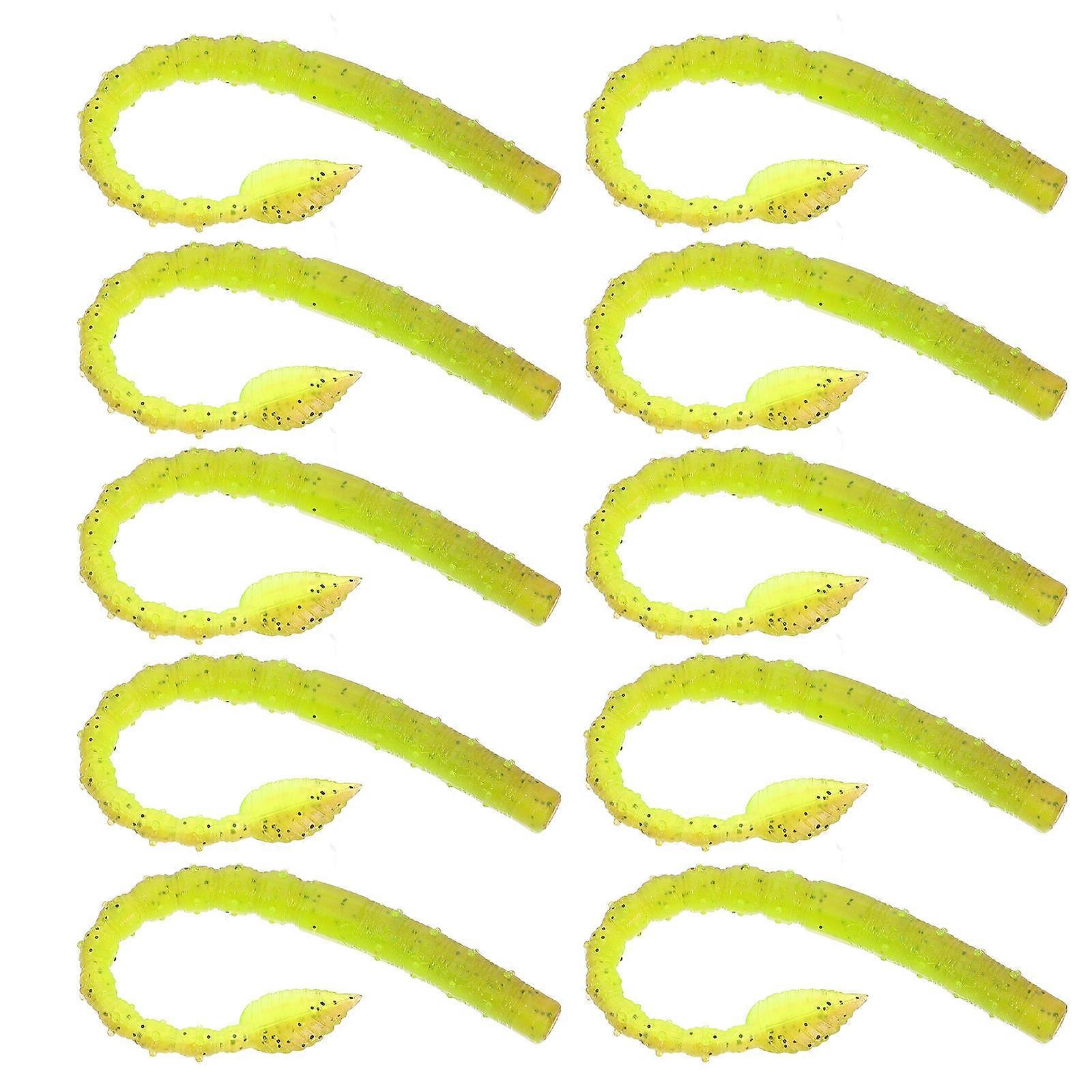 Soft Artificial Fishing Lures Reusable Fake Bait Kit for Freshwater & Saltwater Bass Perch Trout Fishing Tackle