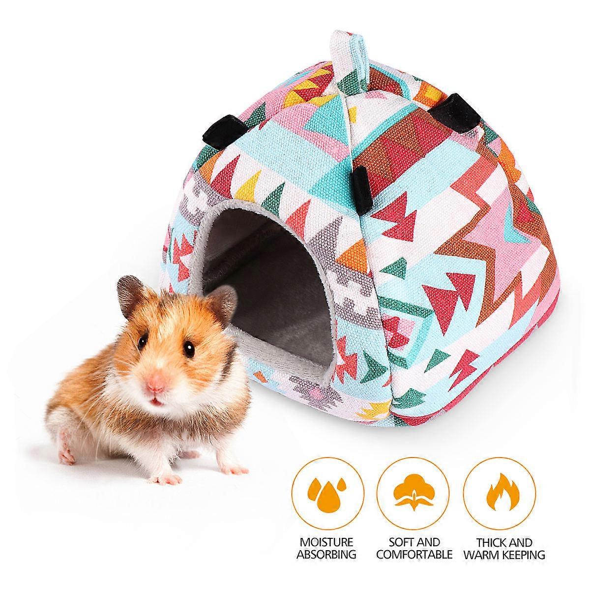 Pet Owners Guinea Pig Hamster Bed House Hammock Warm Nest Indoor Use Small 1Pack