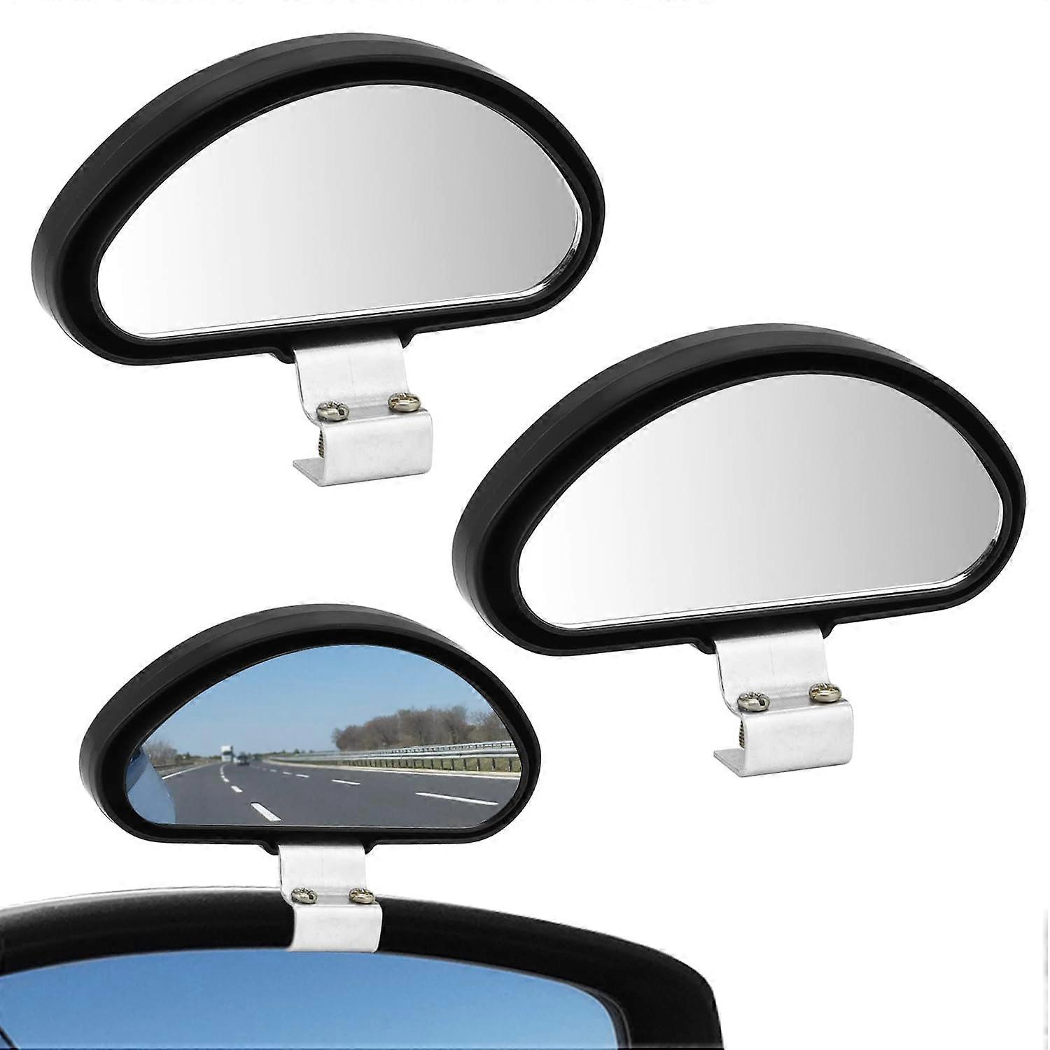 Wide angle car rearview mirror (2-pack), adjustable, for all vehicles. p