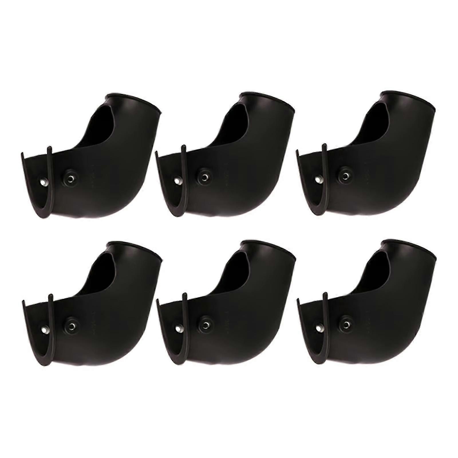 6Pcs Billiard Baskets Pool Table Pocket Corner Liners Replacement Rubber Drop Pockets Billiard Pool Table Liners