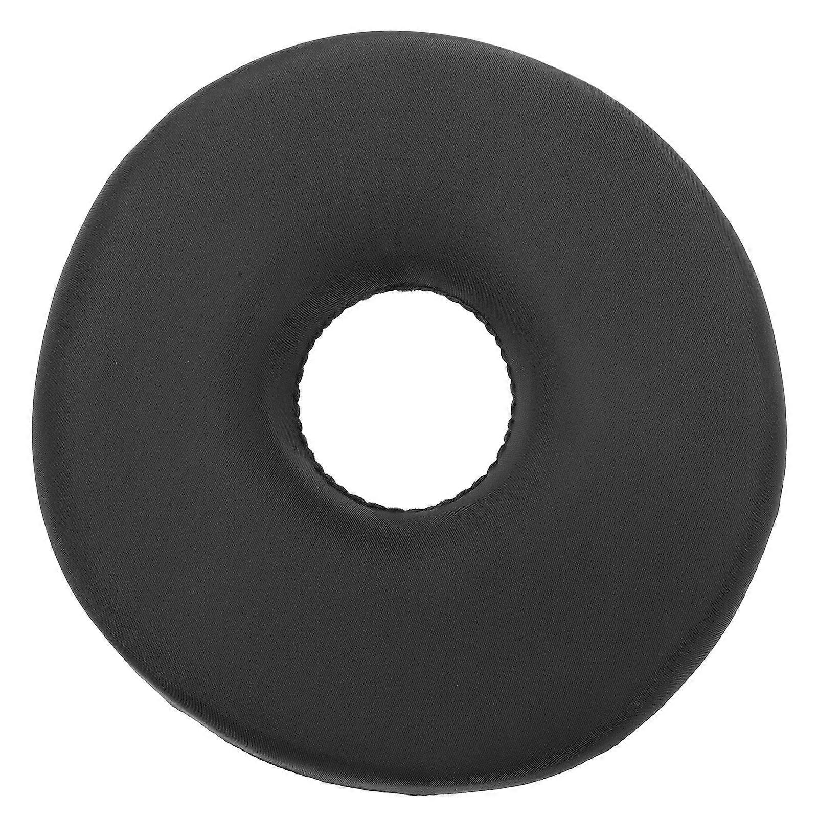 ドーナツスポンジクッション医療用車椅子マットアンチチェアパッド換気PVC植毛材料25x9cm 1個