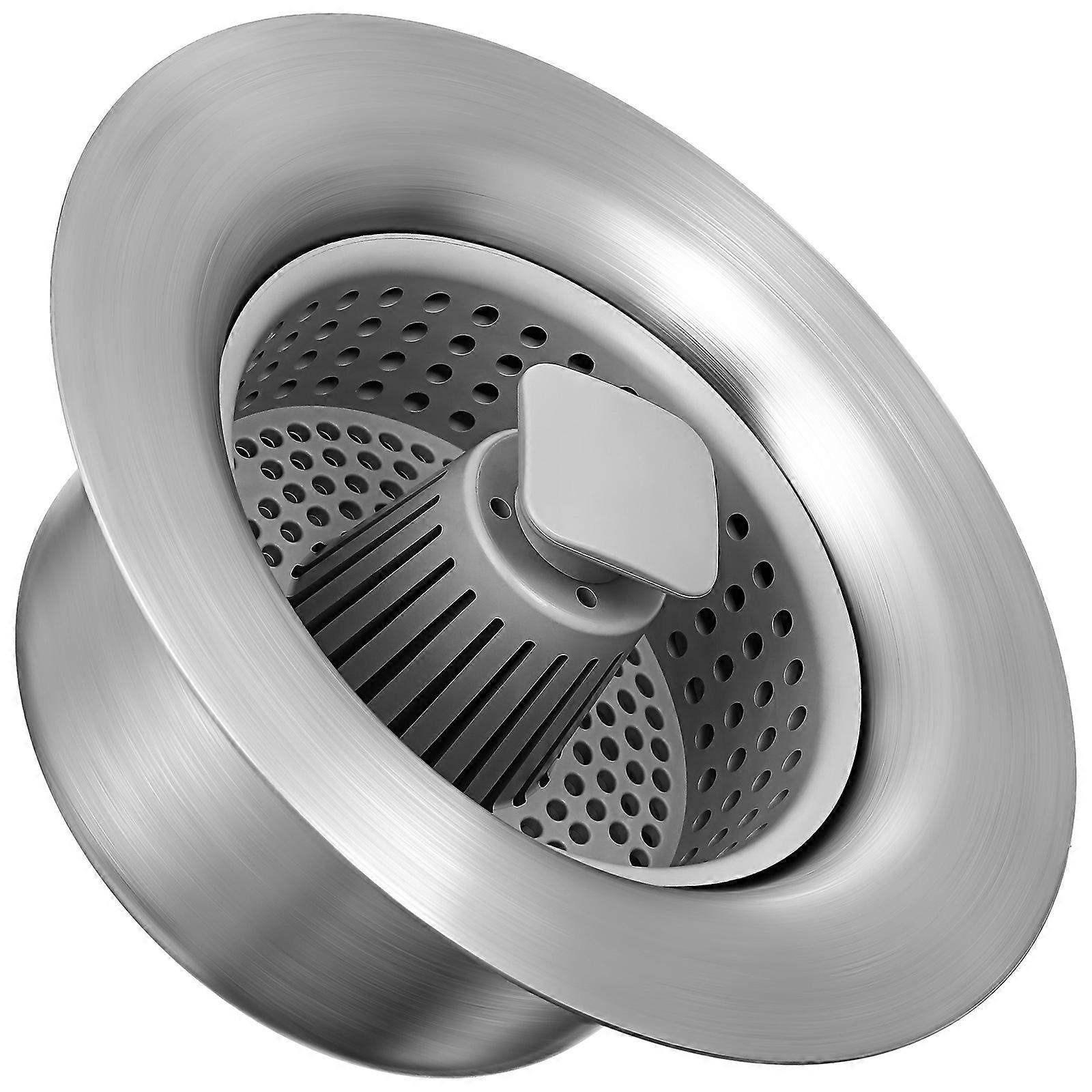 Stainless Steel Strainer Kitchen Sink Strainer Efficient Filtering 1Pcs