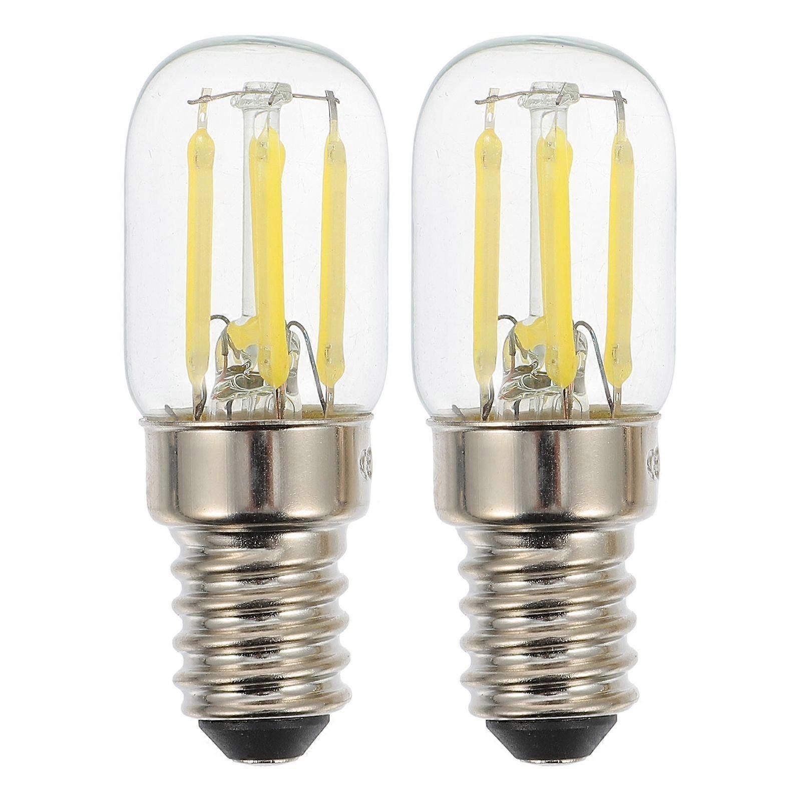Stove Led Light Bulbs E14 Screw Thread Socket Fridge Light Bulb Household Users 240 Lumens 2Pcs