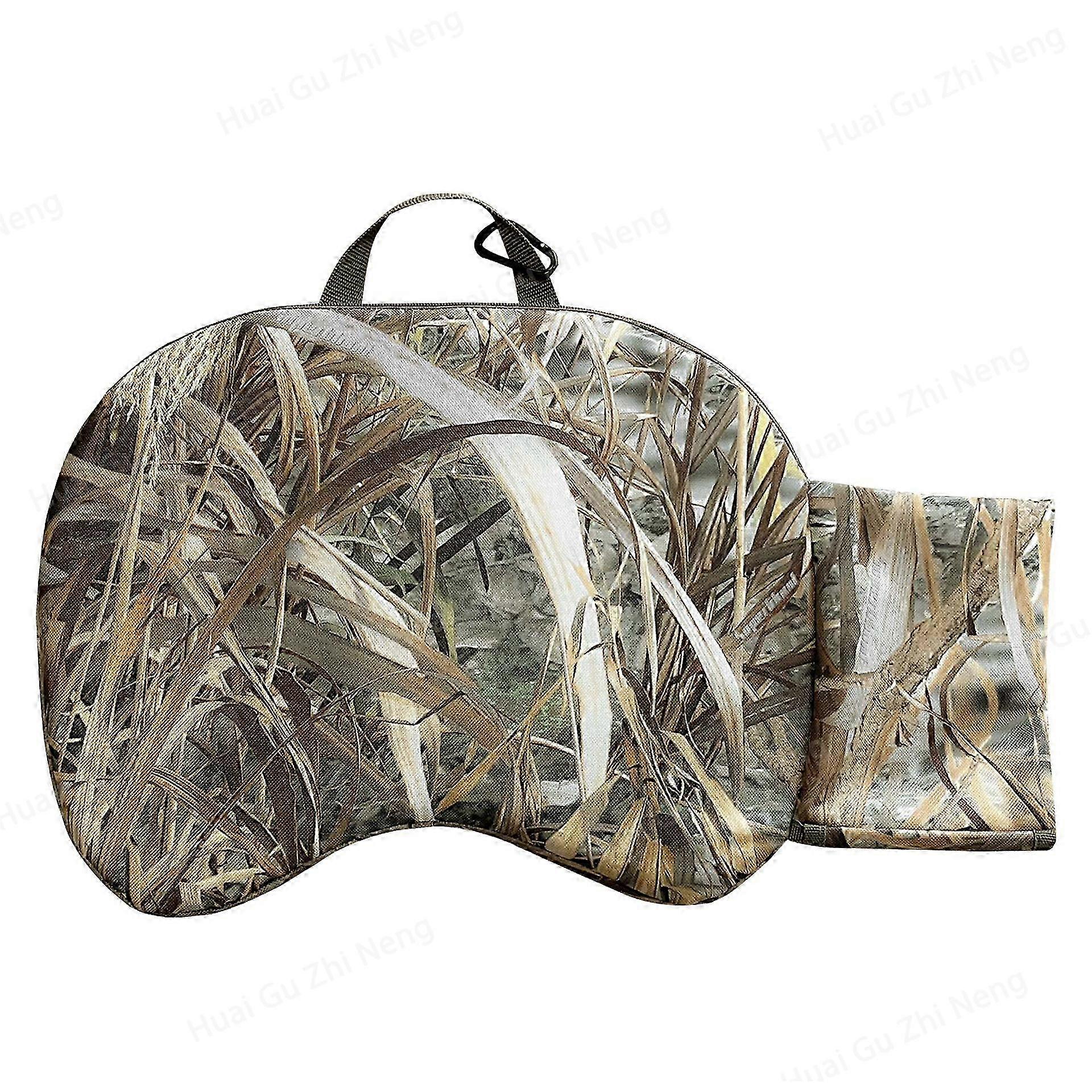 Portable Heated Seat Cushion for Outdoor Activities, Adjustable Three-Level Temperature, Leaf Camo Design