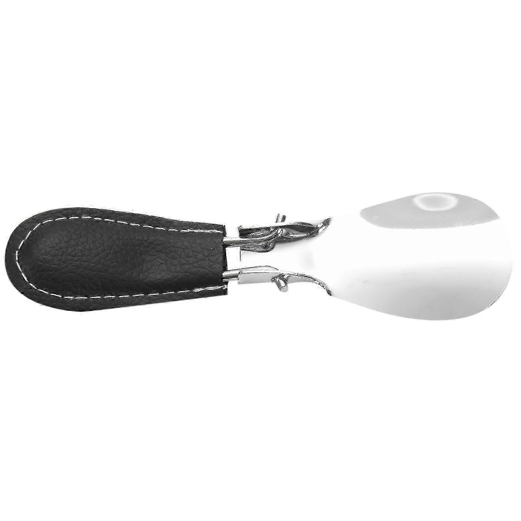 12*3.8cm Professional Foldable Stainless Steel Shoe Spoon