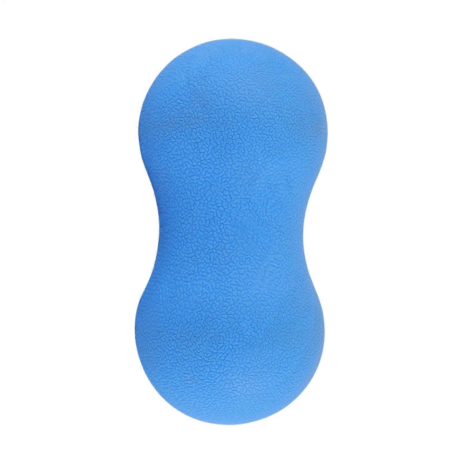 Massage ball for pressure points, back and feet, deep relaxation, recovery after sports, blue