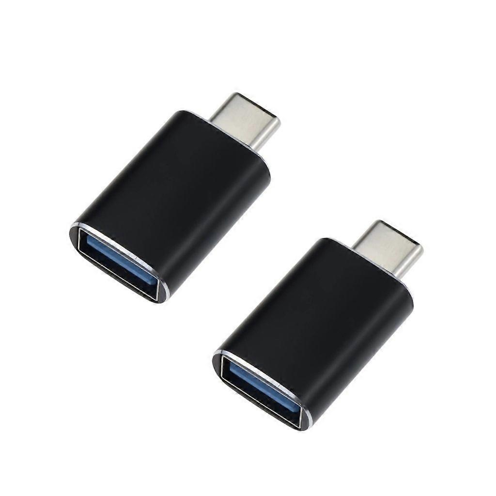2Pieces USB C Male To USB3.0 Female OTG Adapter For Efficient Connectivity