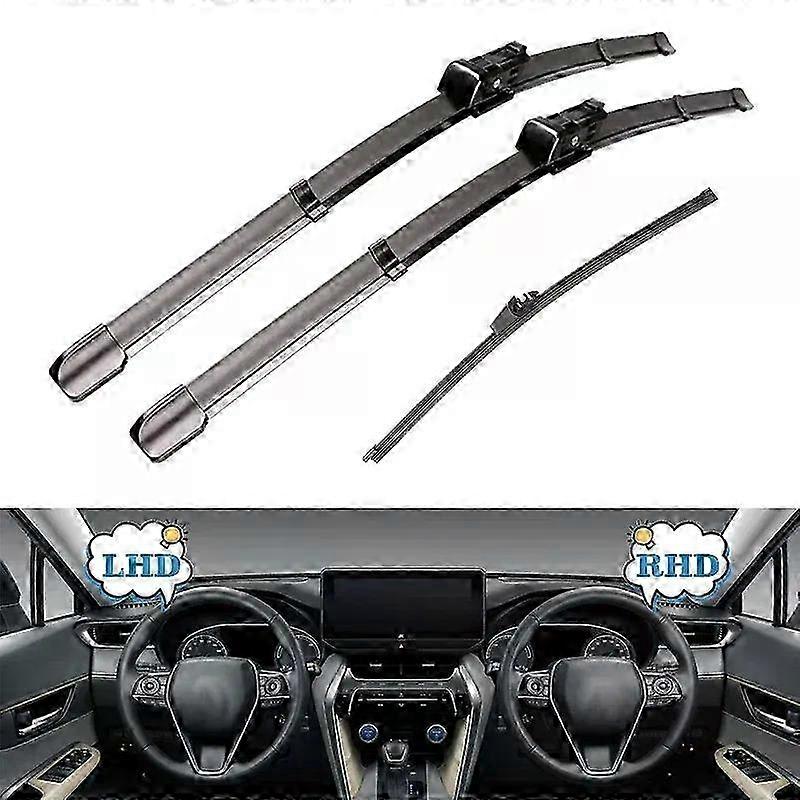 Front and Rear Wiper Blade Set for Compatible Models, 24 16 13 Windscreen Car Accessories