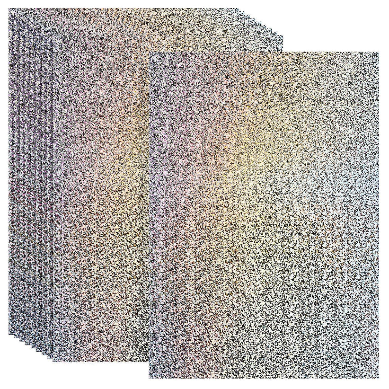 Cardstock Paper Glitter Cardstock Papers Crafting Party Decorations A4 Size Paperboard Material 1 Set