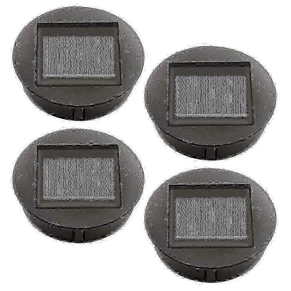 4pcs replacement solar lights with led bulbs solar top light panel